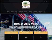 Tablet Screenshot of nashobawinery.com